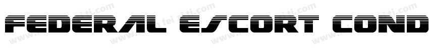Federal Escort Conde字体转换